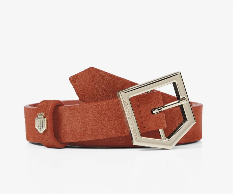 Fairfax and Favor Sennowe Belt Sunset Orange
